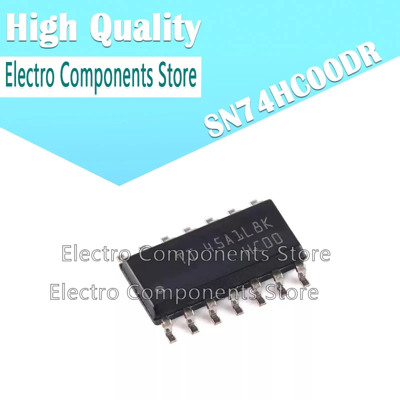 10PCS/LOT 74HC00 74HC00D SN74HC00DR SMD SOP-14 42 input NAND gate In Stock NEW original IC SOIC-14