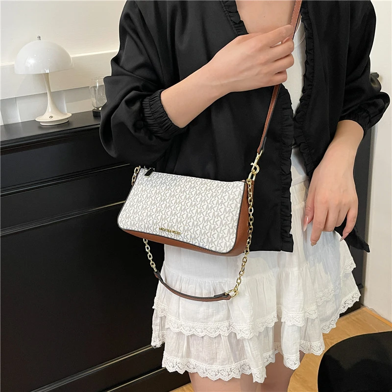 

Classic Elegant Women's Leather Shoulder Bag Messenger Crossbody Design High-Quality Handbag Popular By Famous Designer Brand