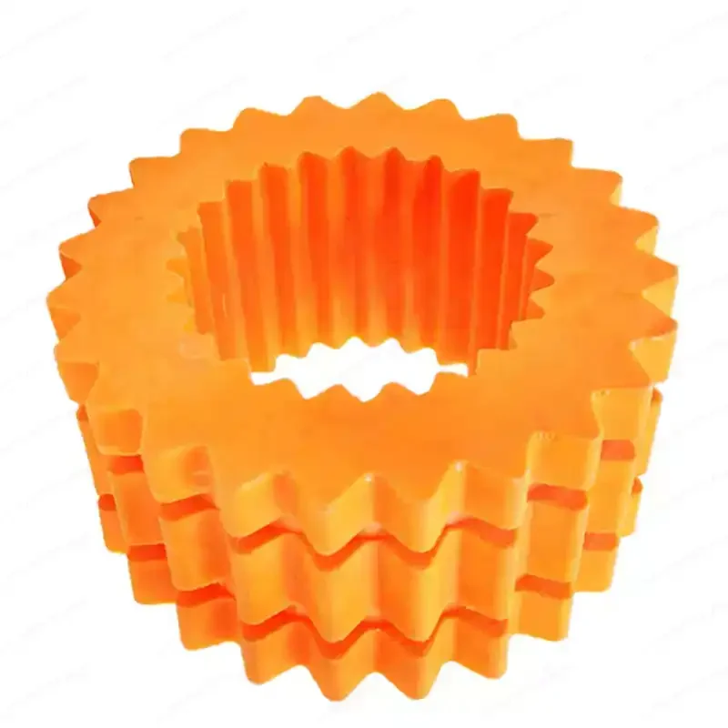 Rubber Elastomer Gear Coupling, J9 Shock‑Absorbing Buffer Mount for Screw Air Compressor Anti‑Vibration Cushion