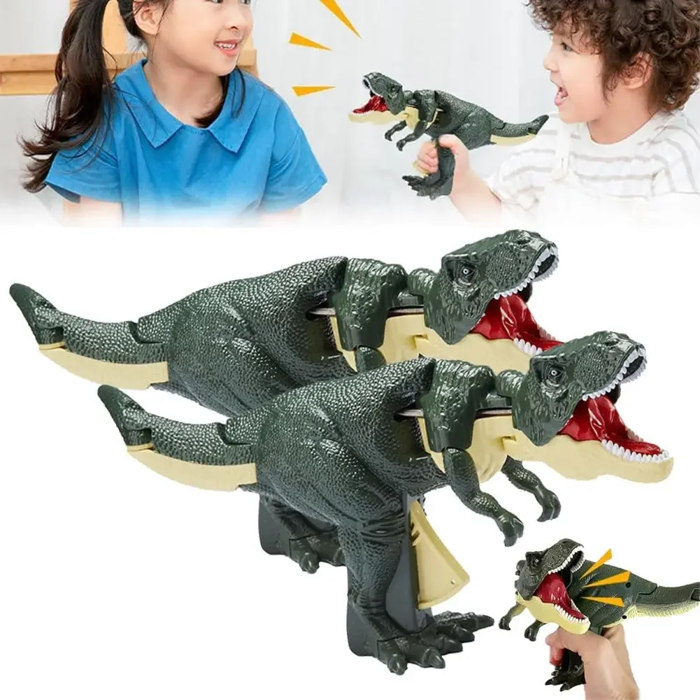 Bitefury The T-Rex Pop Up Pressing Dinosaurs Toys Shakes Its Head Voiced Dinosaur With Swing Bite Pressing Tyrannosaurus Rex Toy