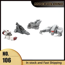 MOC Building Blocks Space Movie Model Battlestar Nano Scale Fighter Pack DIY Assembly Bricks Children Toys Christmas Gifts