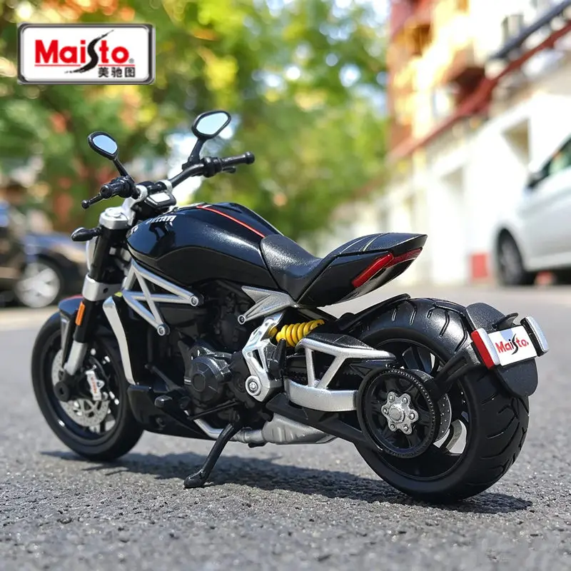 Maisto 1:12 Ducati X Diavel S 2021, Modelo de Motocicleta de Carreras de Aleación, Motocicleta Deportiva Urbana de Metal Fundido a Presión, Modelo de Simulación