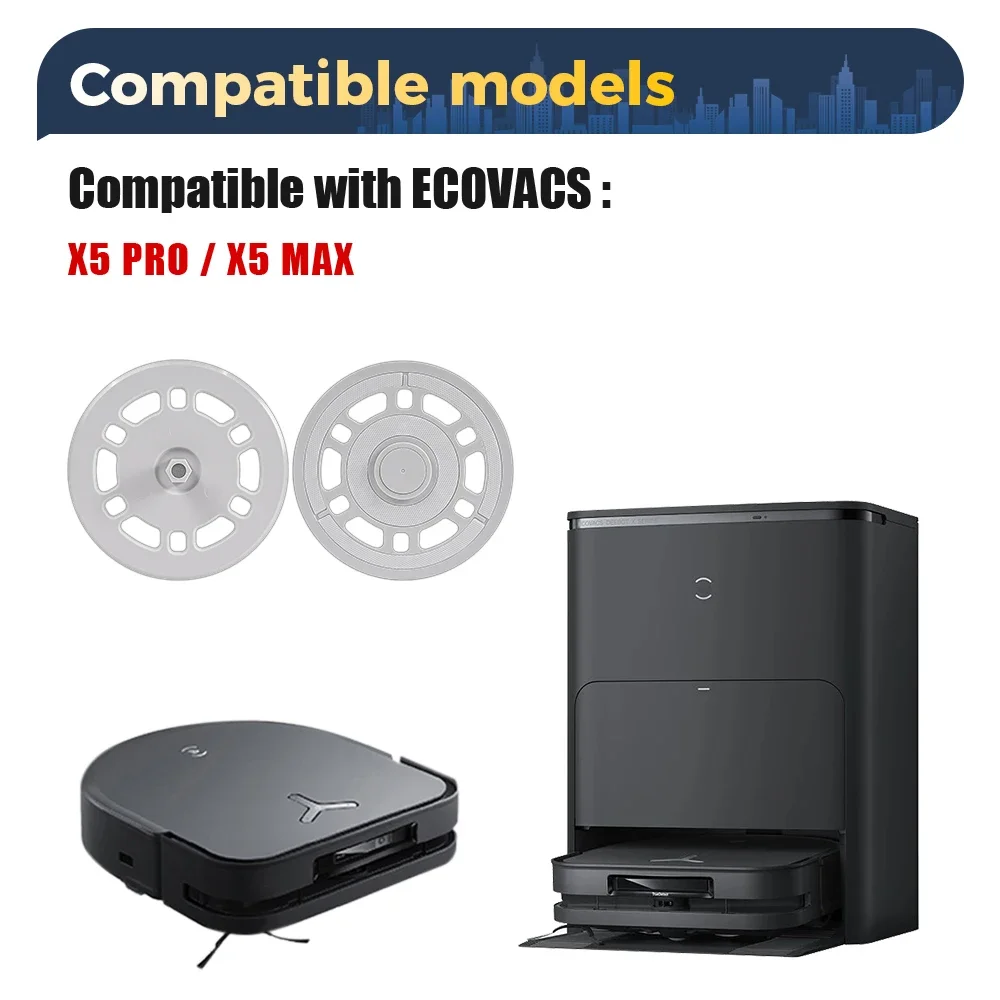 Supporto per panno per mop per Ecovacs Deebot X5 Pro/X5 Max Robot aspirapolvere pezzi di ricambio staffa di supporto per mop pad