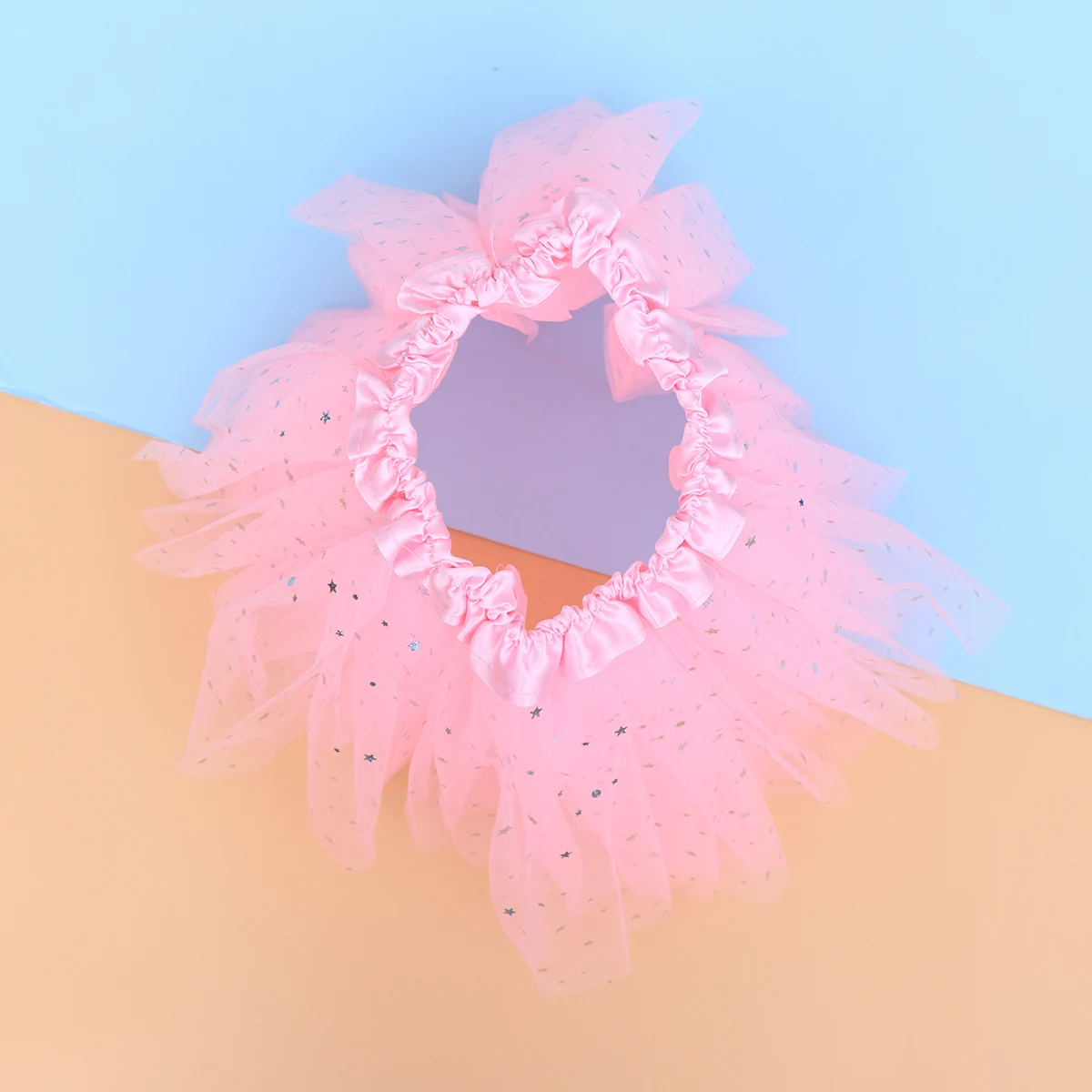 

Baby Girl Midiskirt Pink Elastic Waist Net Veil Skirt for Party Photography Birthday Dress Up Tulle Gauze Skirt for Kids