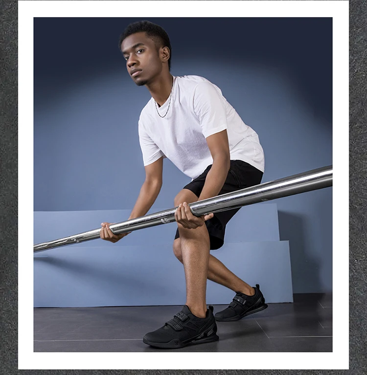 

Professional Fashion Weightlifting Shoes Lightweight Wear-resistant Deep Squat Flat Shoes Men's Weightlifting Shoes Comprehensiv