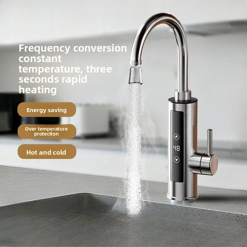 Instant Electric Faucet Heater, Intelligent Constant Temperature Over Water Heating Tap for Kitchen