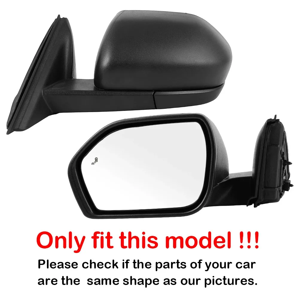 For US Ford Explorer 2020-2025 1Pc Left Right Heated Rear View Side Door Mirror Glass With Backing Plate Blind Spot Lens Replace