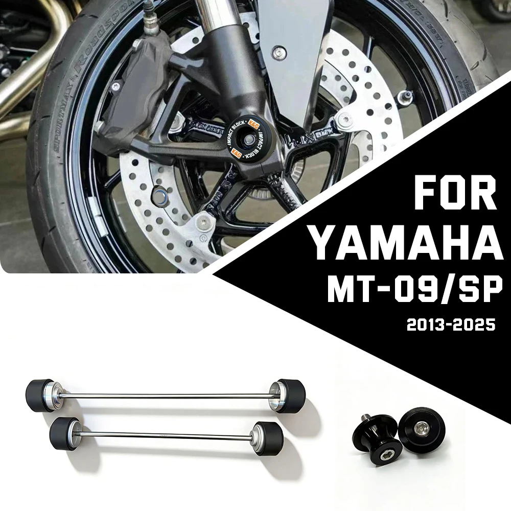 

for Yamaha MT-09 SP MT09 SP 2024 2025 Motorcycle Front Rear Axle Fork Collision Protection Slider Wheel Landing Device