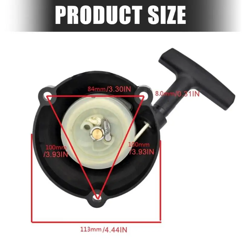 652F Tăng cường ròng rọc khởi động ròng rọc mượt mà phù hợp với BR550 BR600 Thiết bị ngoài trời Độ bền xây dựng