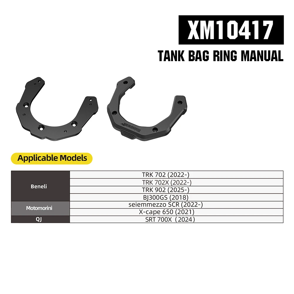 Rhinowalk Motorfiets Waterdichte Tank Opbergtas Magnetische Snelkoppeling Fietsaccessoires Voor CFMOTO 450 MT Kawasaki VOGE BMW