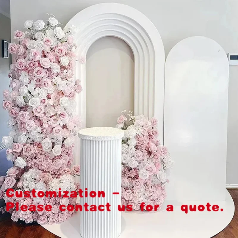 

Customize.Modern Wedding Centerpieces Wedding Acrylic Gold PVC Background Board Wedding Arrangement Decoration Background Wall A