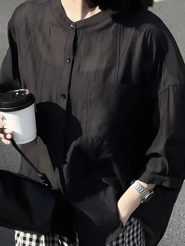 Luźna, przewiewna bluzka damska na lato, chroniąca przed słońcem, wyszczuplająca, wygodna, oddychająca, modna.