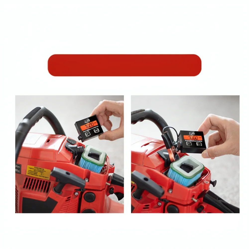 Tachometer Meter For Small Engine Chainsaw Lawn Mower Motorcycle RPM Speed Gauge Diagnostic Maintenance Equipment