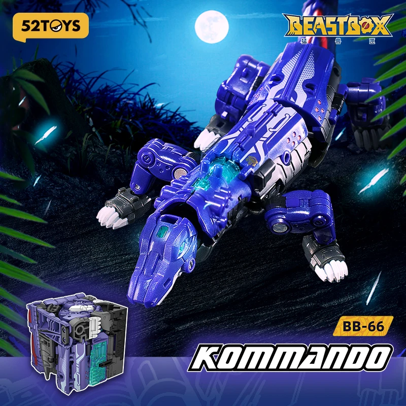 

52TOYS Beastbox BB-66 KOMMANDO, Converting in Mecha and Cube, Action Figure, with 4cm storage box