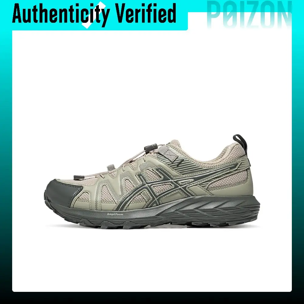 ASICS Textile, Synthetic Leather Abrasion Resistant Low top Casual Trail Running City Commuting Running Shoes Men's 1011B999-300