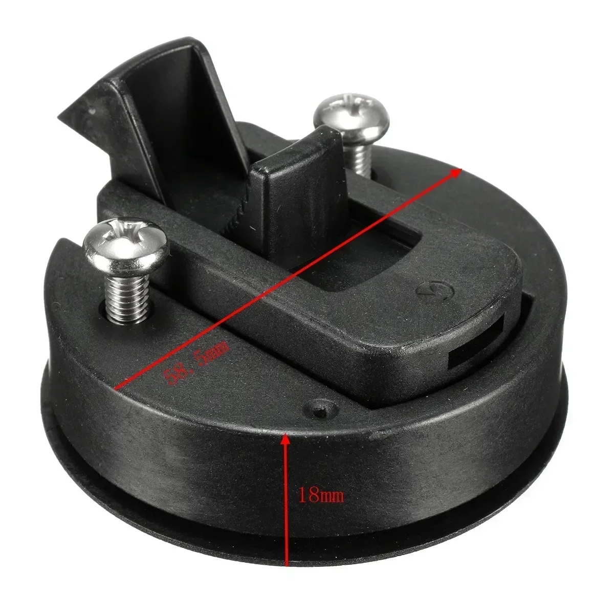 Black 1/2/4PCS Round Slam Hatch Latch Replacement Plastic For RV Marine Boat Southco M1-61