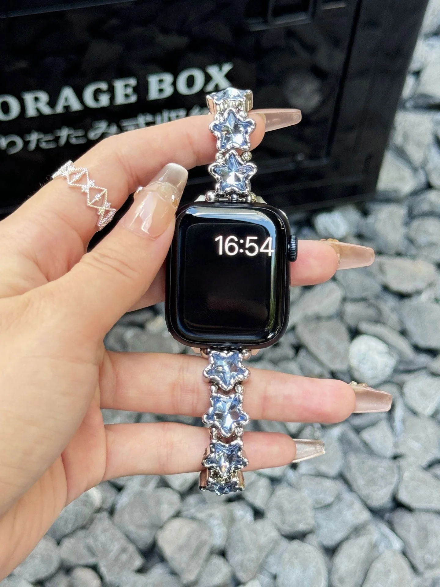 

Blue Star Metal Compatible iWatch Strap 38mm 40mm 41mm 42mm 44mm 45mm 49mm Fashion Strap