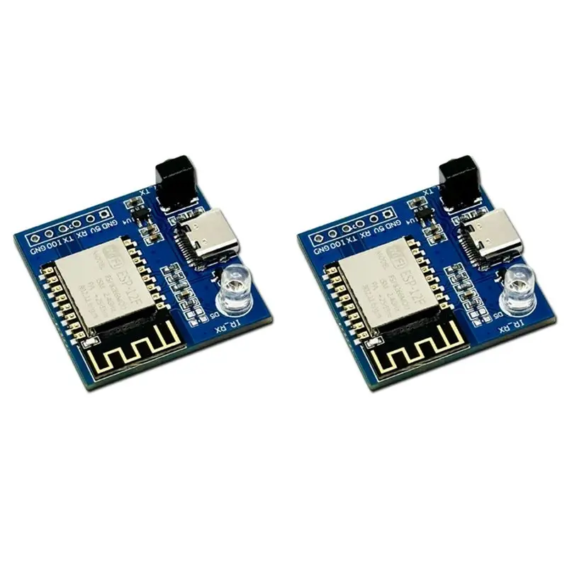 AA08-2X Infrared Transmitter-Receiver For NEC Command WIFI ESP-12F Module TYPE-C Interface Transmission Module