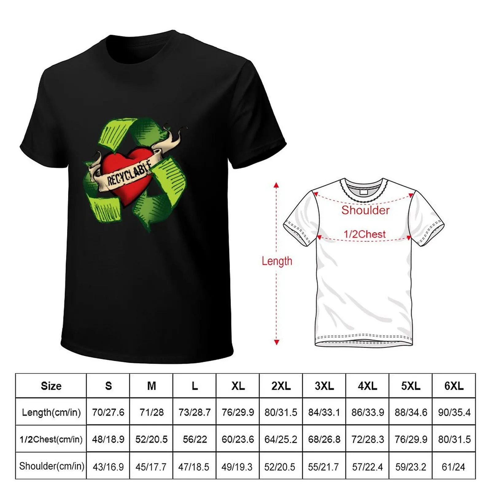I'm Recyclable T-Shirt Casual Graphic Print Tee