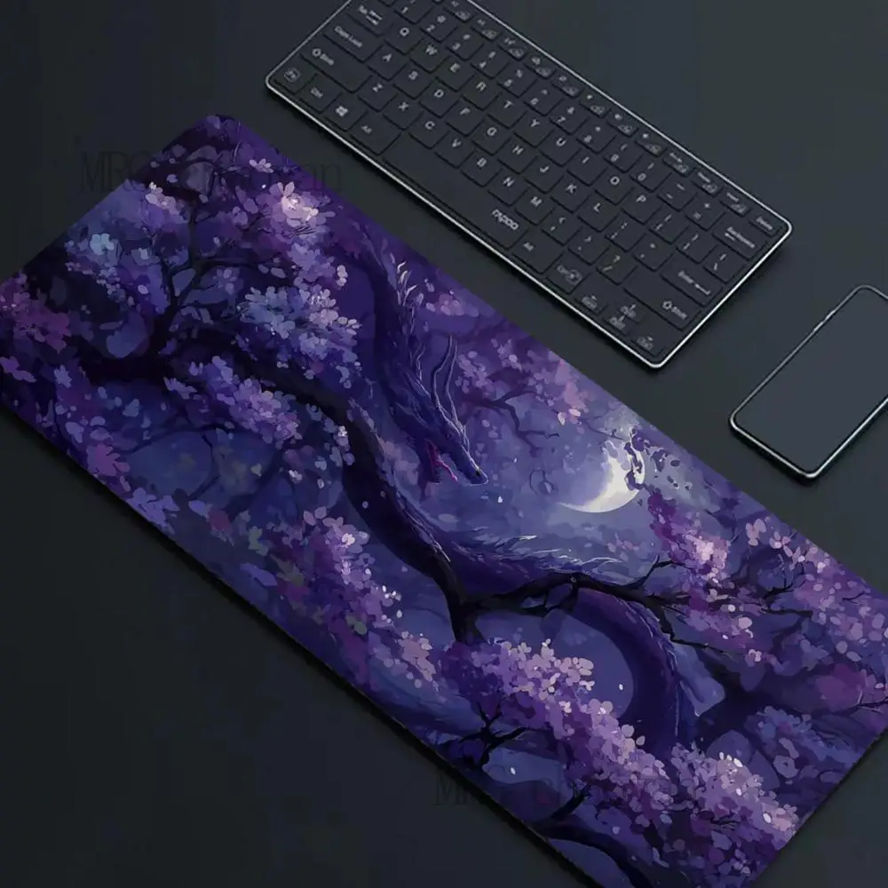 Purple Dragon Scenery Large Gaming Mouse Pad Gamer Desk Mat Carpet Mousepad Keyboard Computer mats Pc Accessories