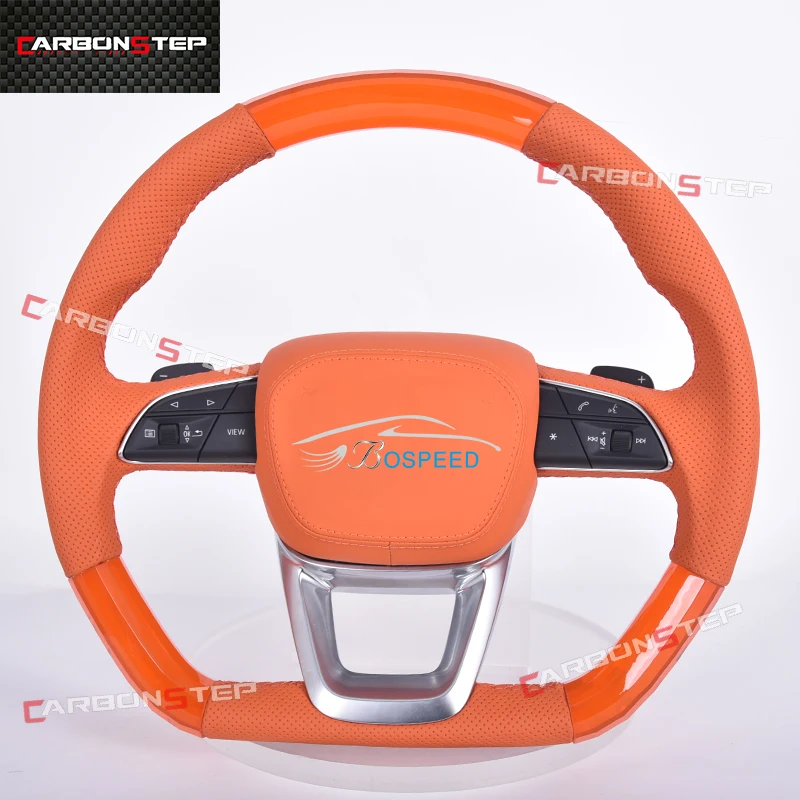 

Custom Crystal Steering Wheel For Audis S5 A3 8P S5 B9 RS5 S4 B9 A1 Sline S3 8V Q7 4L A4 B7 C7 RS6 A6L