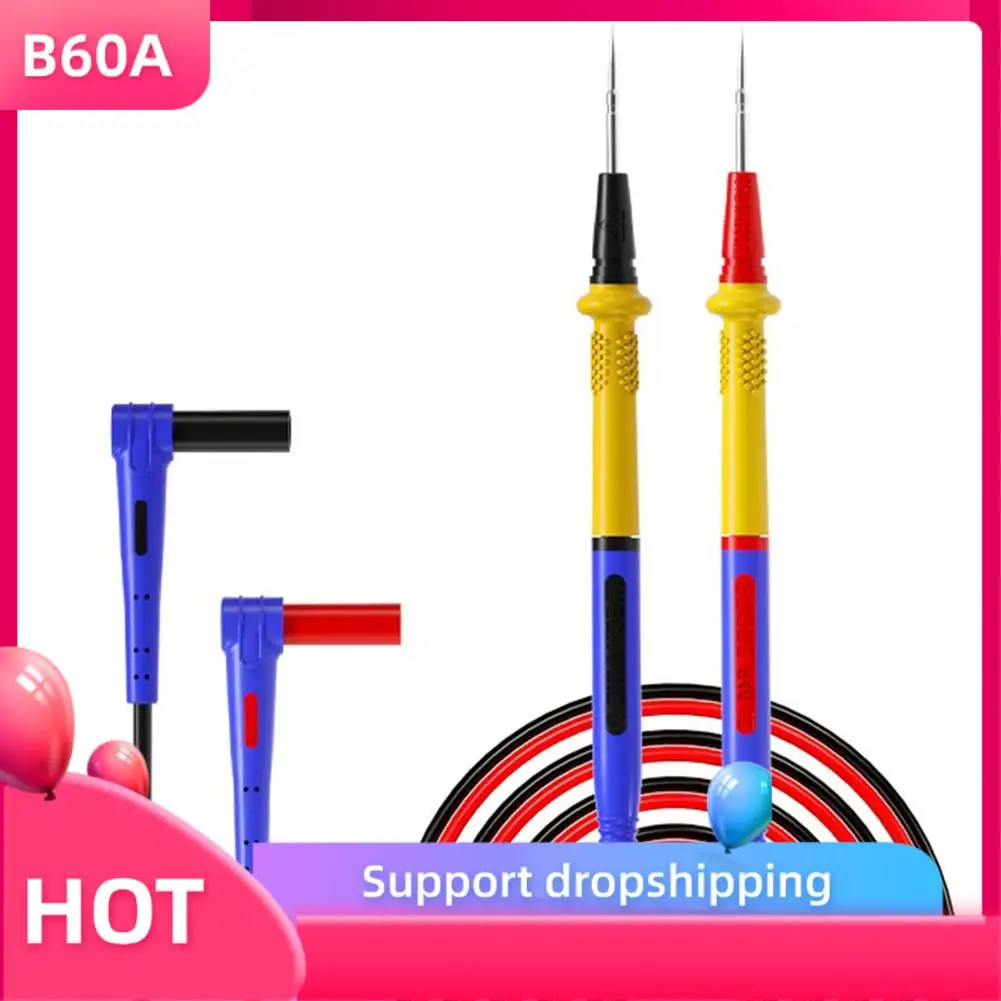

B60A P40 Stainless Steel Lead WIRE Heat Proof Anti Freezing High Precision Steel Needle Probe Accurate Measurement Tool