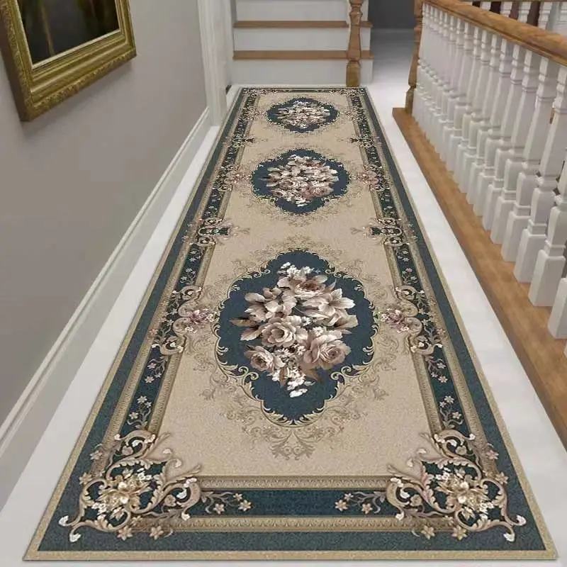 

Chinese Style Hall Long Corridor Carpet Runners Wedding Red Hotel Passageway Entrance Mats Aisle Home Customizable Stairway Rug