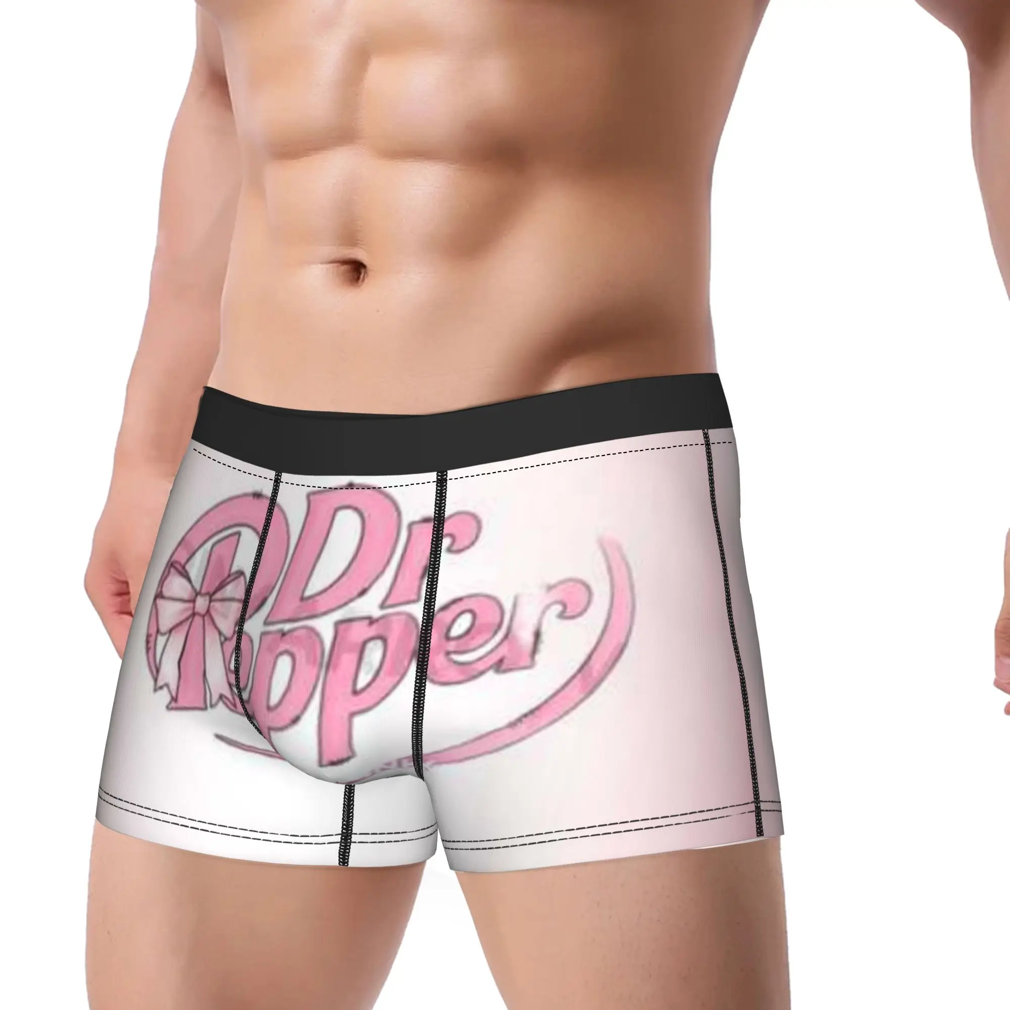 Red (11) Dr Pepper Underpants Homme Panties Man Underwear Comfortable Shorts Boxer Briefs