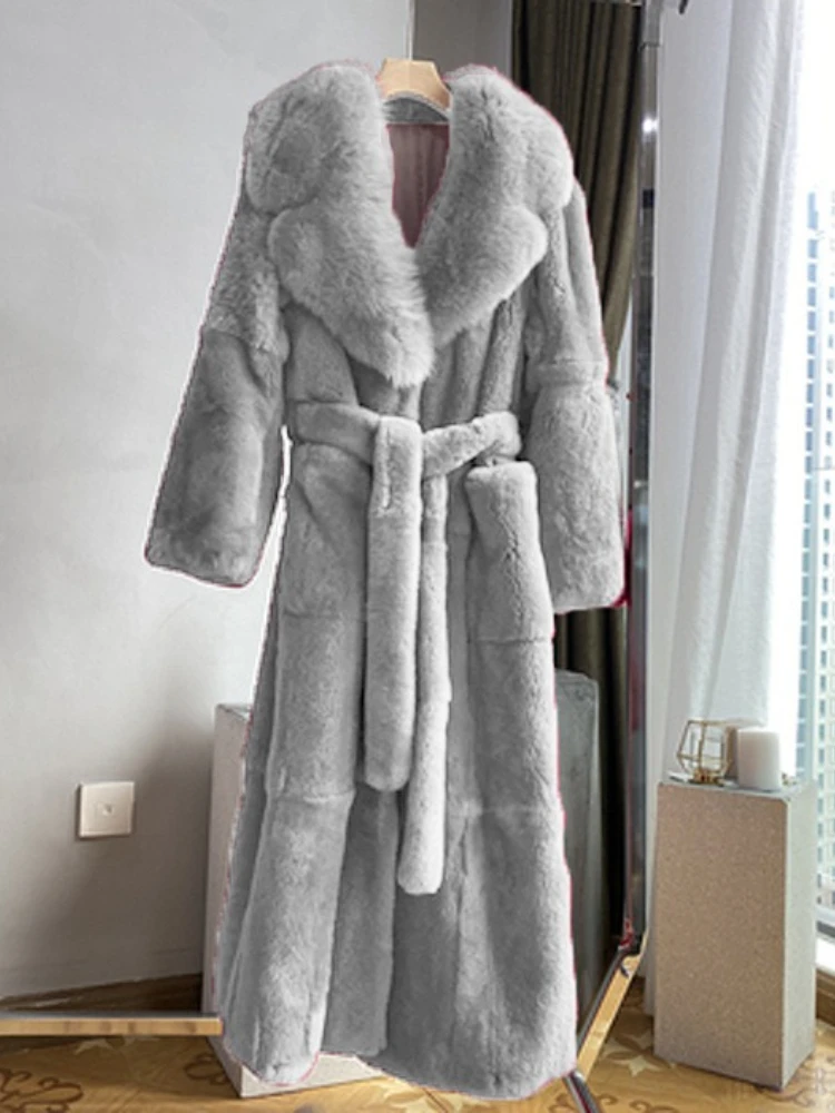 Faux Fur Coat Women Mid-length Coat Fashion Temperament Loose Plus Size Tummy Trend Multiple Colorways
