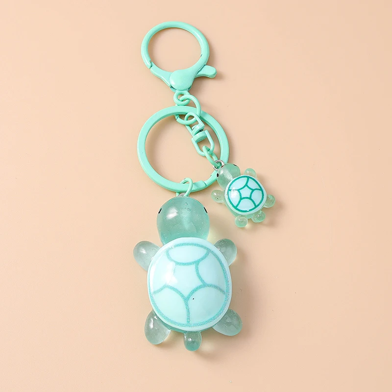 Niedlicher Kunstharz-Schildkröten-Schlüsselanhänger, Cartoon-Tier-Schlüsselanhänger, Anhänger für Frauen und Mädchen, Handtasche, Dekor, DIY, Kinderschmuck, Geschenk – Detail 19