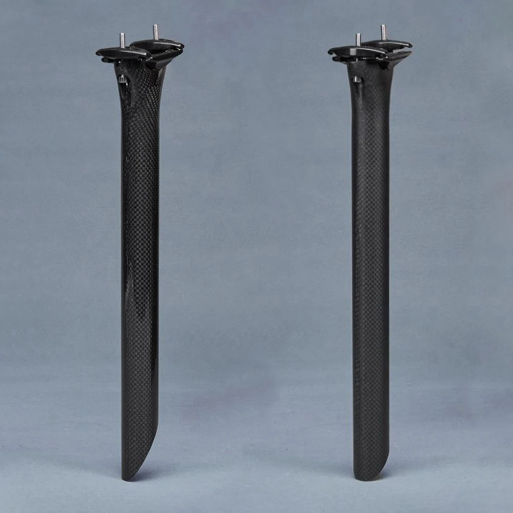 

3K Carbon Bicycle Seatpost MTB Bike Road Seat Tube Setback 0mm Diameter 27.2/30.8/31.6mm Length 350/400mm