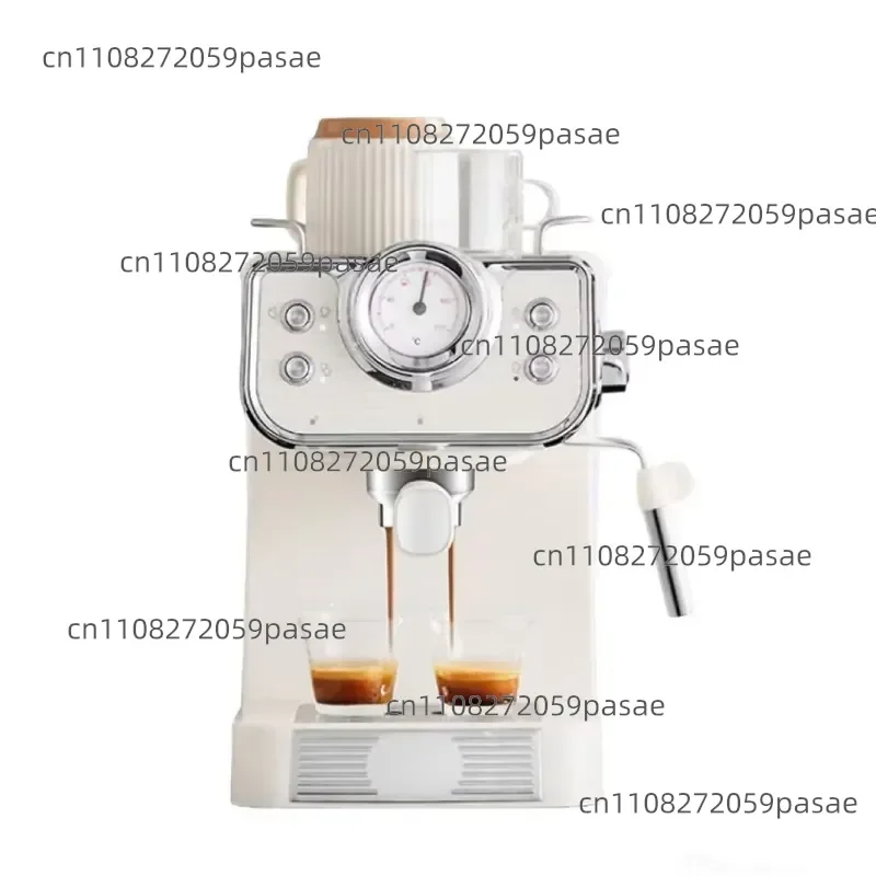Cross-border foreign trade coffee machine household small Italian semi-automatic concentrated steam milk frother coffee pot