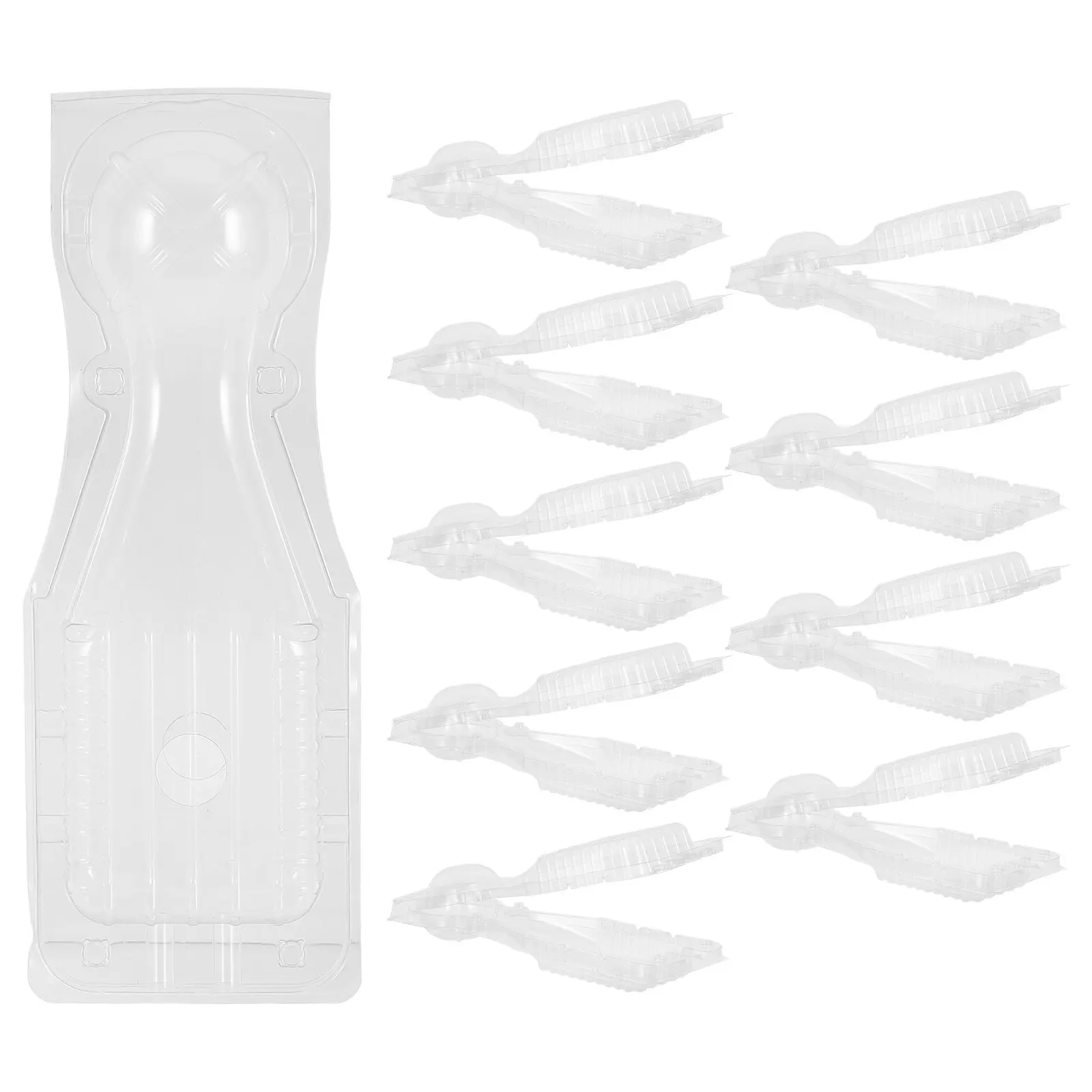 10pcs-clamshell-design-plastic-seedling-transport-box-lightweight-ventilated-for-live-plants-chili-vegetable-flower-saplings