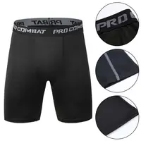 Leggings de sport pour hommes, collants de Compression élastiques, séchage rapide, pantalons de Fitness, de course, d'entraînement, extensibles 1