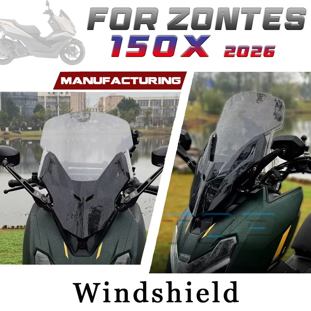 

Ветровое стекло для ZONTES 150X 2026 года, аксессуары для зеркал заднего вида X150 150X X150