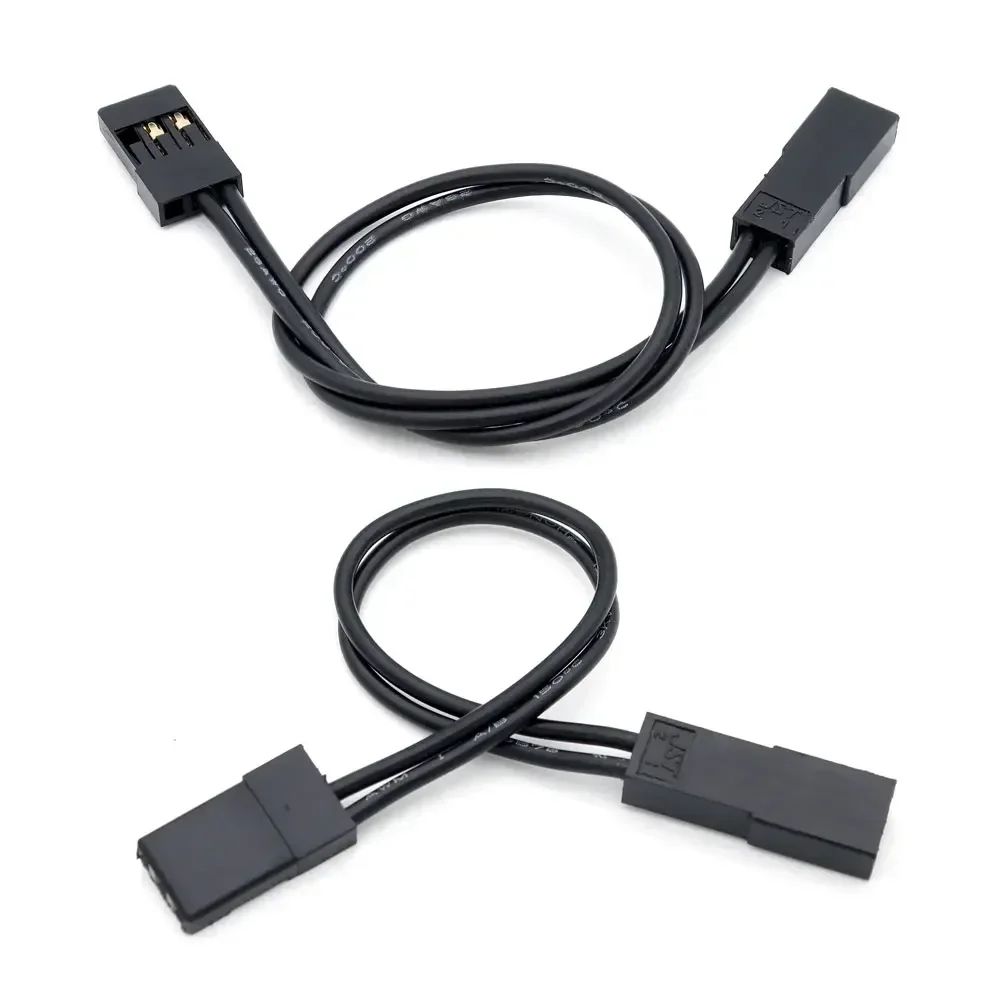 1/2/5PCS 모터 냉각 팬 연장 코드 케이블 90mm 170mm 26AWG 실리콘 와이어 2P JST에서 3P JR 플러그로 RC 자동차 트럭 비행기 ESC용