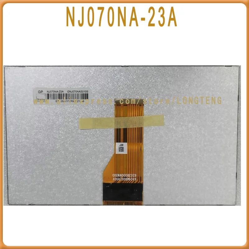 NJ070NA-23A NJ070NA 23A 1024*600 40pins  7.0 Inch LCD Display Screen Panel