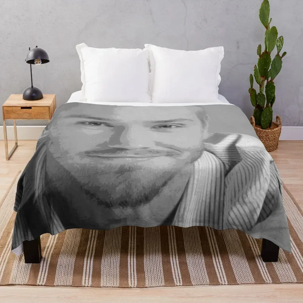 Chad Michael Murray Pop Art Portrait Throw Blanket Blankets For Sofas Designers Bed linens Soft Big Blankets