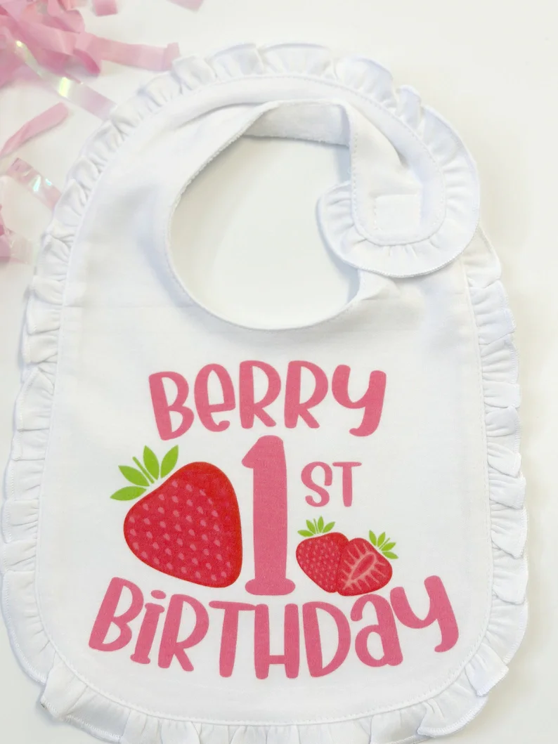 

Coquette Bow Baby Bib First Birthday Theme Party Decor Girls Just Want To Be One First Birthday Bib Cake Smash Prop Baby Shower