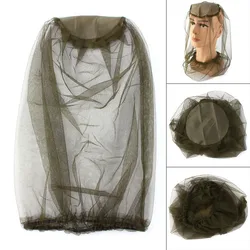1pcs Outdoor Fishing Cap Anti Mosquito Insect Hat Bug Mesh Head Net Face Protector Camping Travel Hiking Hats Garden Supplies