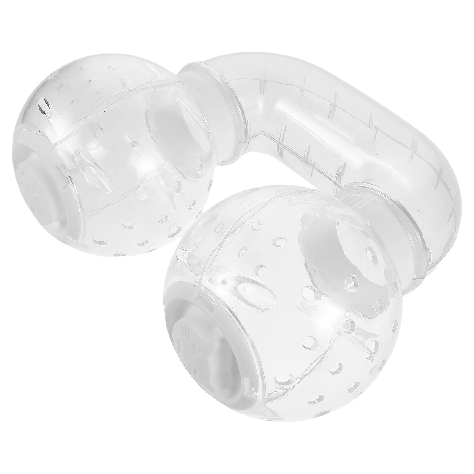 

Hamster Exercise Tunnel Transparent Plastic Tube For Small Pets Modular Connectable Design Expandable Diy Cage Setup - Pet