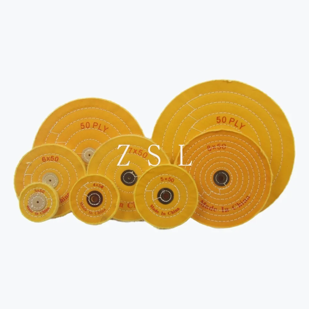 1PCS:White Cotton Lint Cloth Buffing Wheel Gold Silver Jewelry Mirror Polishing Wheel Grinder Tool Polishing Disc Polisher