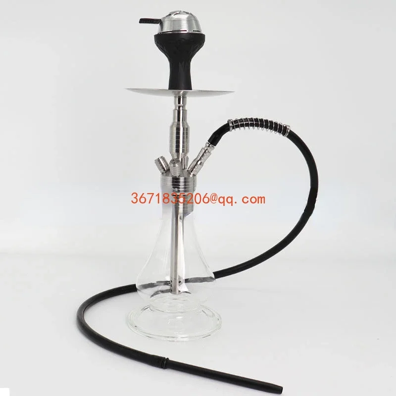 

Hot Sale Stainless Steel Medium Single Double Four Tube Bar KTV Arab Hookah