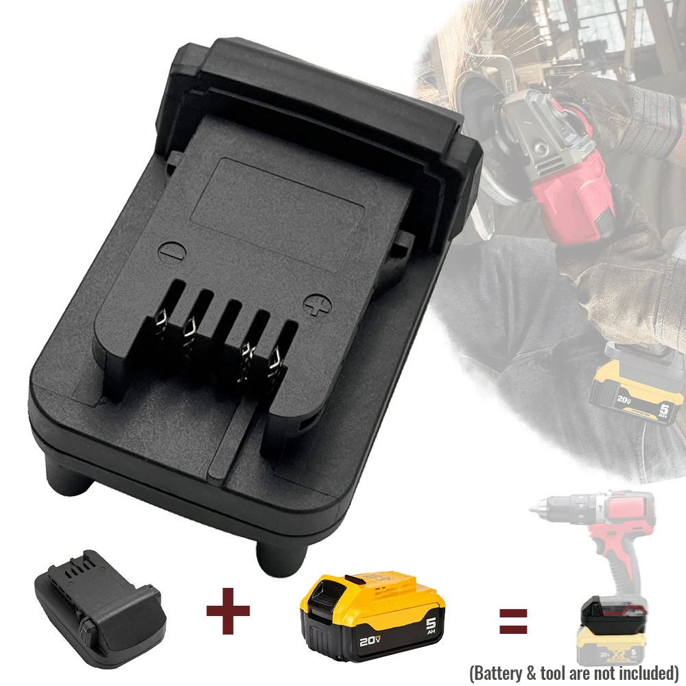 Electric Power Tool Adapter Converter Battery Adapter or for Dewalt to For Milwaukee M18 18V Li-ion Battery Adapter Power Tool