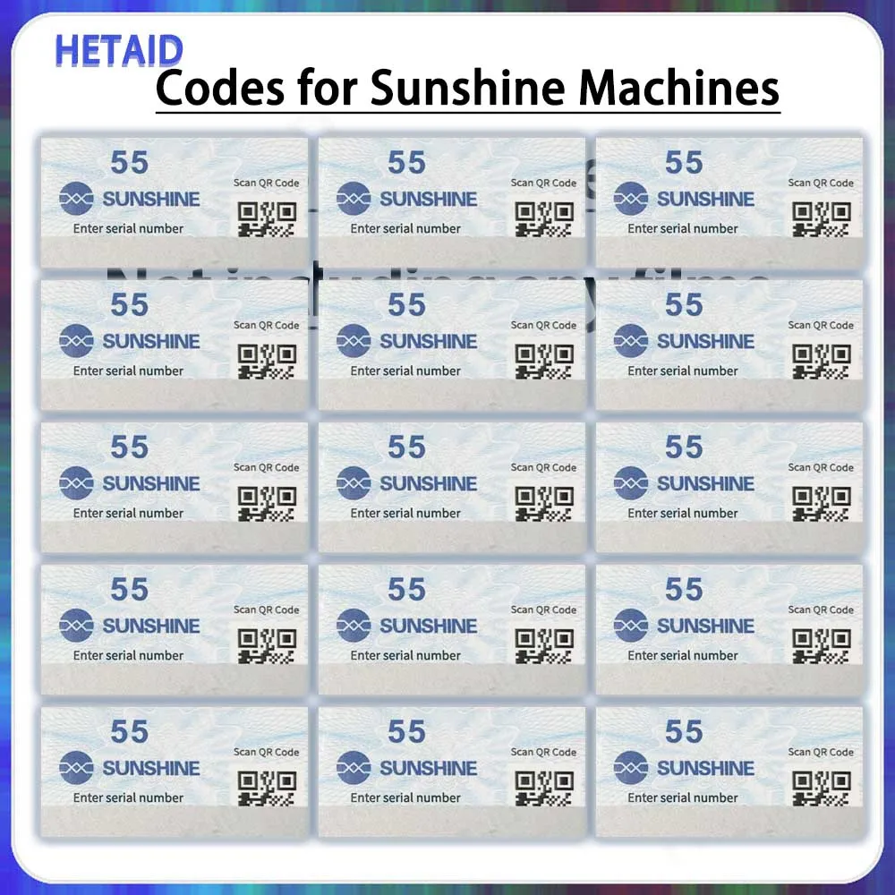 Cut Times Code for Sunshine Machine SS890C SS-890C Pro Max SS870 TPU Hydrogel Film SS-057S Privacy SS057 HD Sheet Cutter Plotter