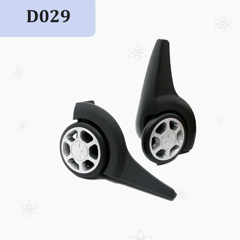 For D029 Luggage Replacement Straight Castors Fixed Front Wheel Heavy-Duty Design Easy-to-Install Luggage Accessories