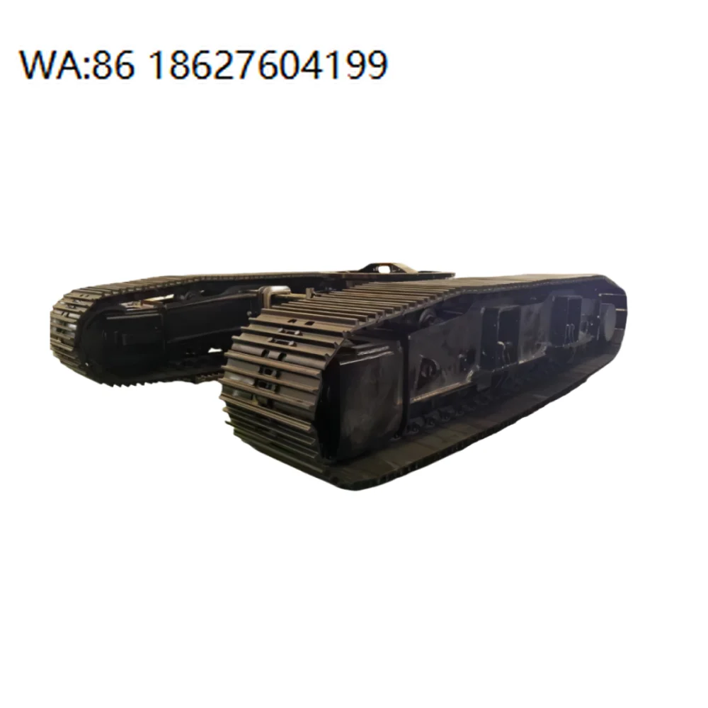 4T Heavy Duty Steel Crawler Undercarriage, Durable Tracked Chassis for Construction, Agricultural and Industrial Excavator Machi