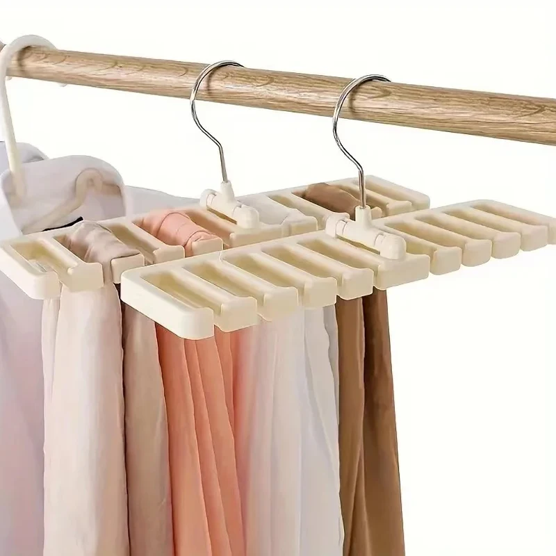 Tie Belt Hanger Wardrobe Belt Rotating Organizer Rack Multifuctional Scarf Hanger Home Closet Storage Holder Accessories 1PCS