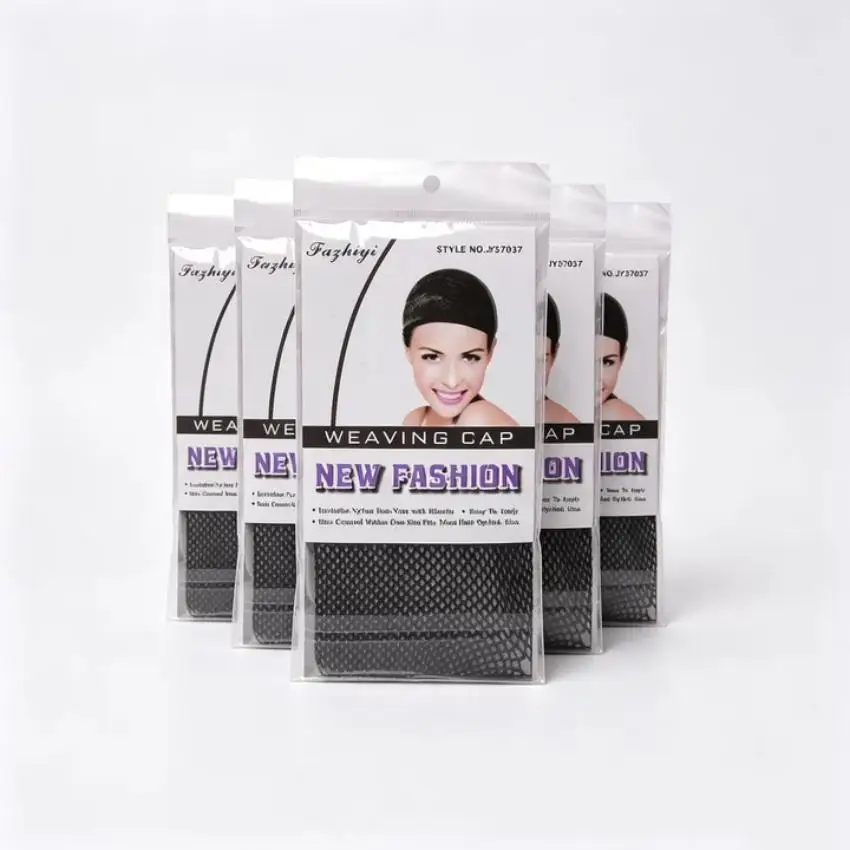 

1PC Nylon Hair Net New Stretchable Elastic Hairnets Fashion Mesh Weaving Wig Caps For Women Making Wig Tools
