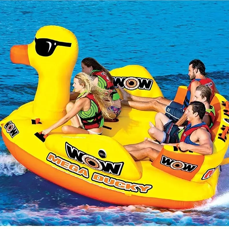 

Summer Fun Water Sport Games Inflatable Water Floating Towable Duck Inflatable Duck Sofa Boat ForJet Ski